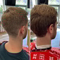 before and after haircut at khalids